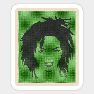 Lauryn Hill Halftone Sticker